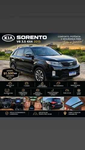 Kia Motors Sorento 3.5 V6 24V 278cv 4X4 Aut. 2015