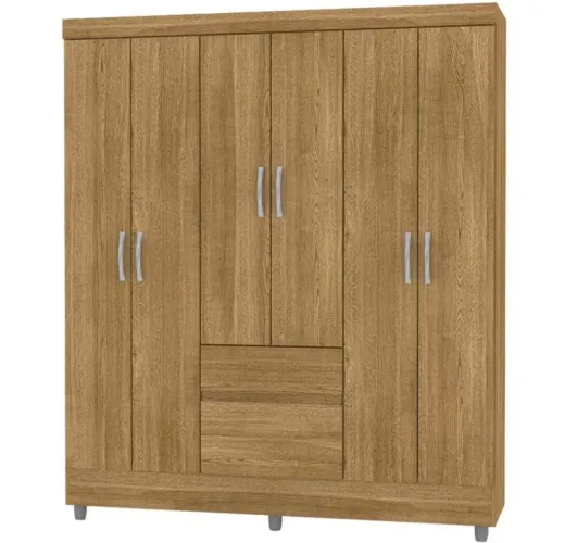 Guarda Roupa casal 6 portas San diego