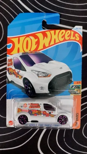 Hot Wheels Ford Transit Connect - Flower Delivery (Novo na Cartela)