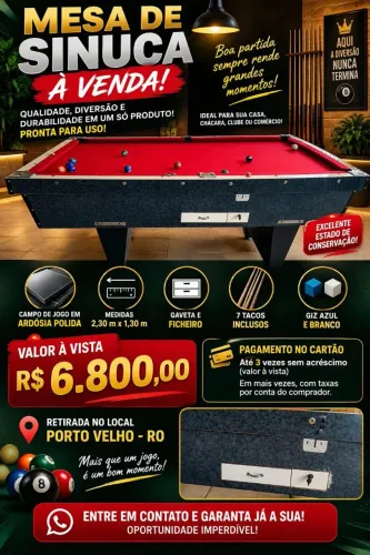Mesa de sinuca