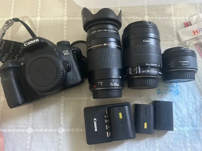 Canon 70 D câmera profissional