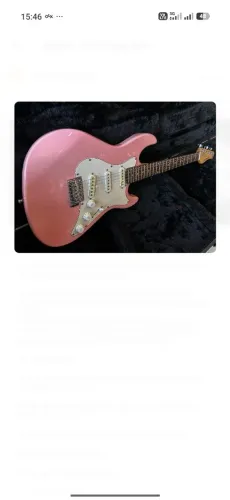 Guitarra Strinberg Stratocaster Rosa