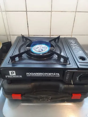 Fogareiro portátil a gas acendimento automático zap *