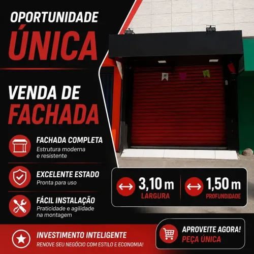 Fachada de loja nova