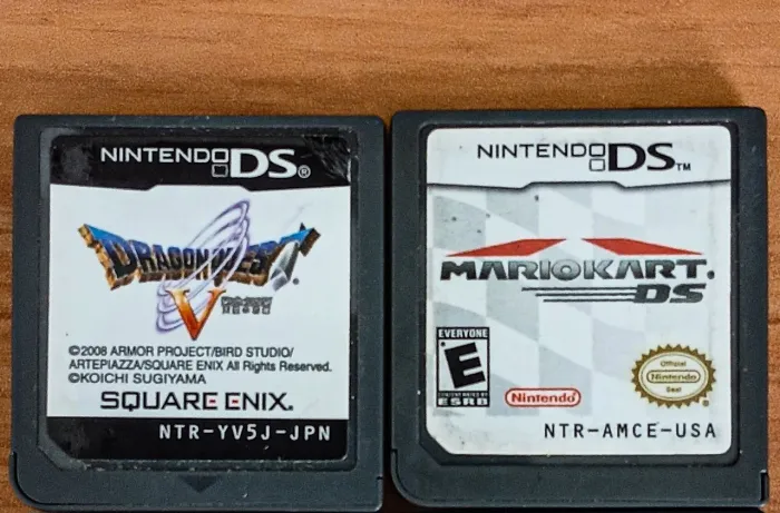 Cartuchos de jogos originais Nintendo DS