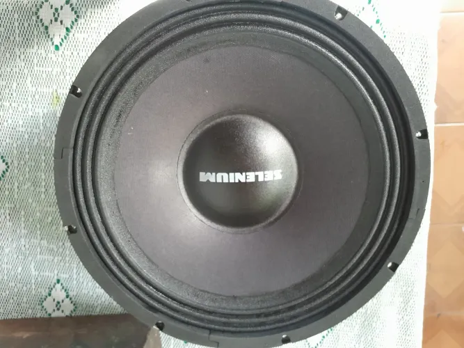 ALTO FALANTE SELENIUM DE 12 ZERO 400 RMS TESTO NA HORA TENHO VÍDEO DELE.