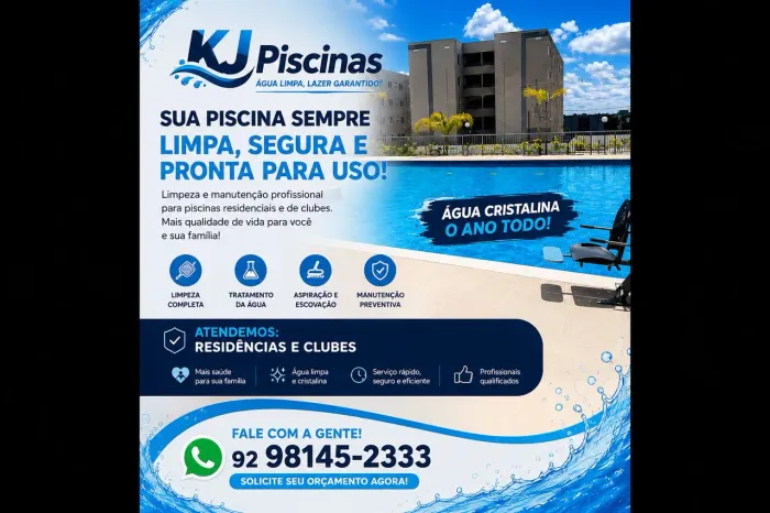 Piscineiro em Manaus - Limpeza Profissional de Piscinas |Para Condomínios e Residências