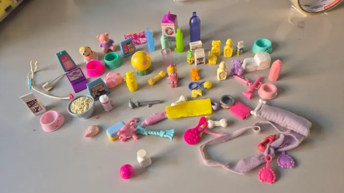Lote de acessórios kelly e barbie anos 90