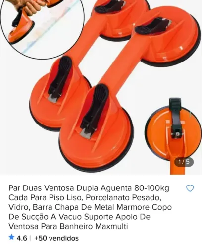 Par de ventosa semi novas...RS120,00