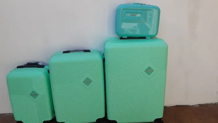 Kit de malas para viagem.