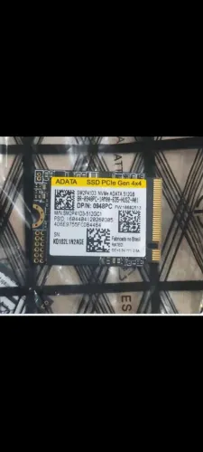 SSD 512 gb ADATA uma semana de uso tá zero