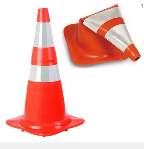 Cone de Sinalização Flexível - 75cm
