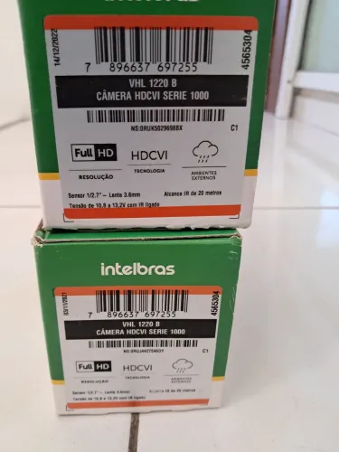 2 unidades Câmera Intelbras
