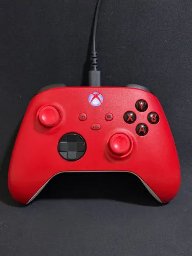 Controle Sem Fio Microsoft Xbox Series S X One PC Pulse Red - LER DESCRIÇÃO 