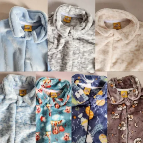 7 Macacões peluciado de fleece