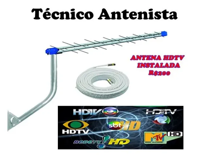 Antena Digital HDTV Instalada