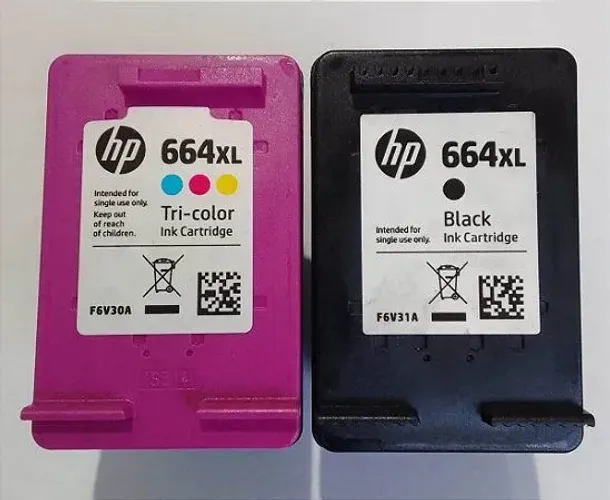 Cartucho 664 Preto / Colorido