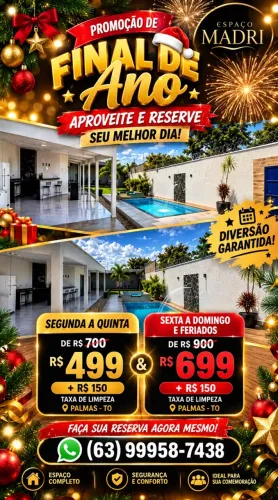 Espação para eventos e confraternização
