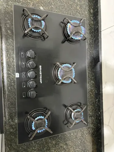 Fogão cooktop Brastemp 5 bocas