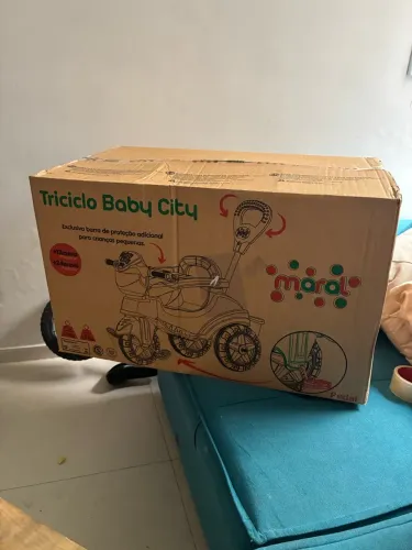 Triciclo carrinho bebê Maral novo na caixa