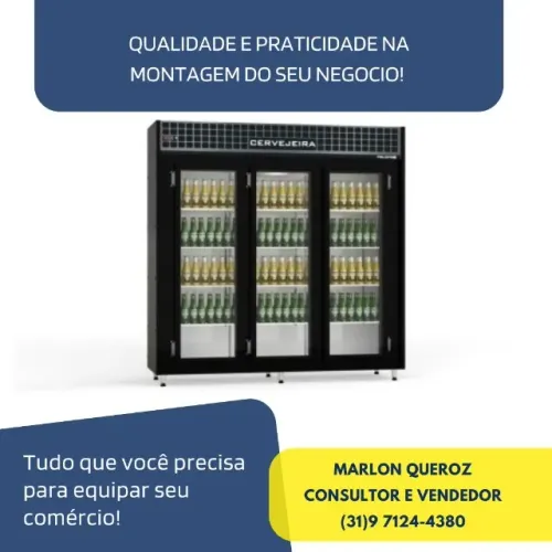 Cervejeira 3 Portas Polo Frio 220v Nova