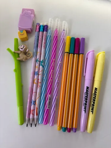 Kit Papelaria - 15 itens