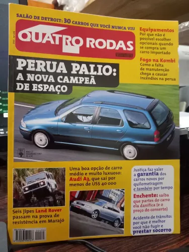 Revista 4 rodas edição Perua Palio