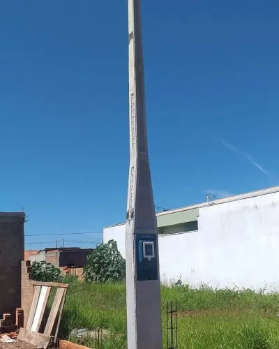Venda e instalação de poste padrão. Pacote completo e adequado as normas da CPFL ?