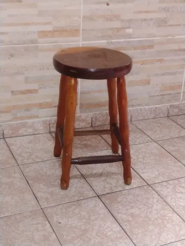 Banqueta madeira maciça 