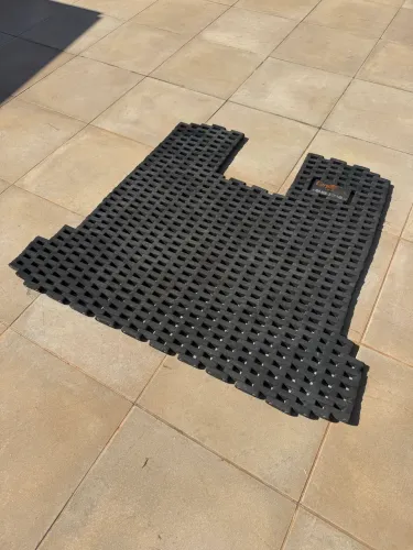 Tapete de borracha para caçamba