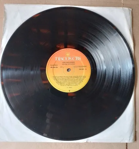Vinil LP USA FOR AFRICA 1985 Sem A Capa Original