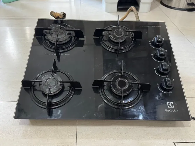 Cooktop Electrolux 4 Bocas com mangueira de cobre