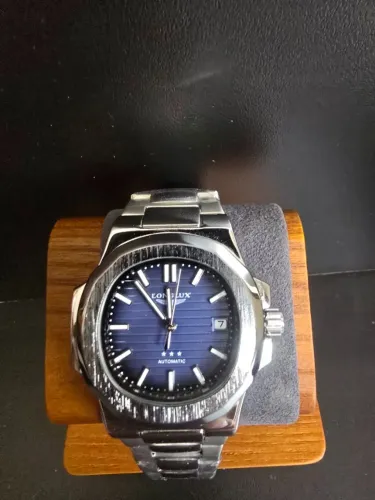 Relógio Masculino LONGLUX Automático Azul