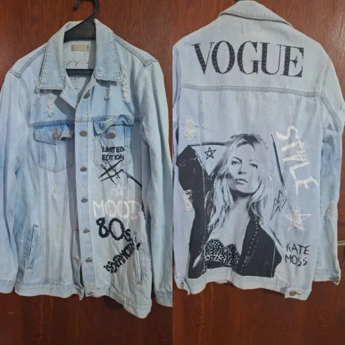 Jaquetas jeans estilosas vestem 40/42