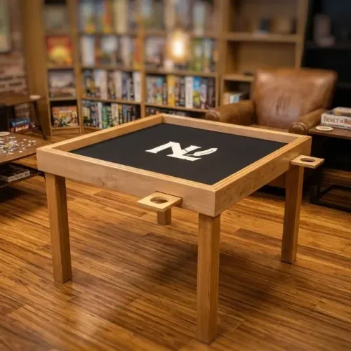 mesa de board games NeverLand 1m x 1m | tampo removível