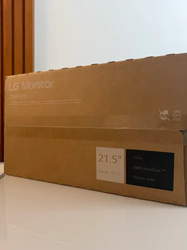 Monitor Gamer LG 21,5" VA FHD 75Hz 5ms HDMI FreeSync Inclinação Bivolt Preto 22MP410