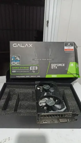 Placa de Vídeo Galax GTX 1650 EX Plus 4GB GDDR6 (Na Caixa)
