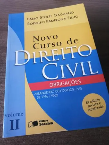Livro novo curso de Direito Civil