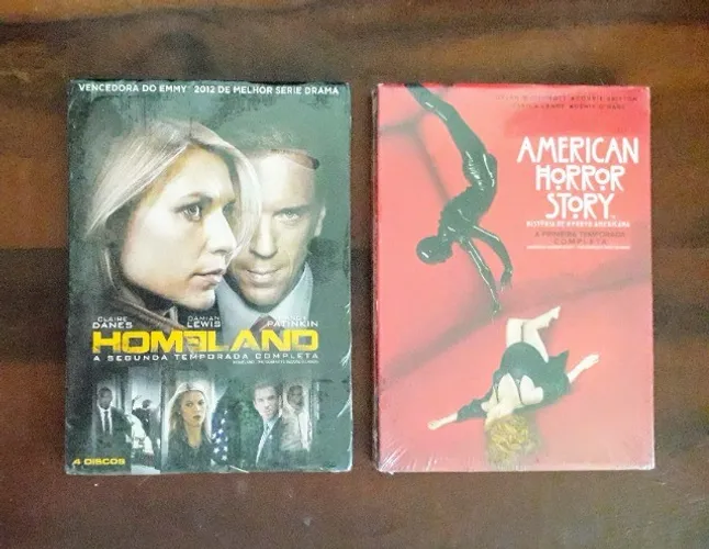 DVDs Box Series lacrados 1° Temporadas Homeland AHS