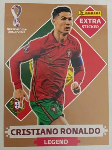 Figurinha da Copa do Mundo Fifa 2022 - Cristiano Ronaldo - Extra Bronze