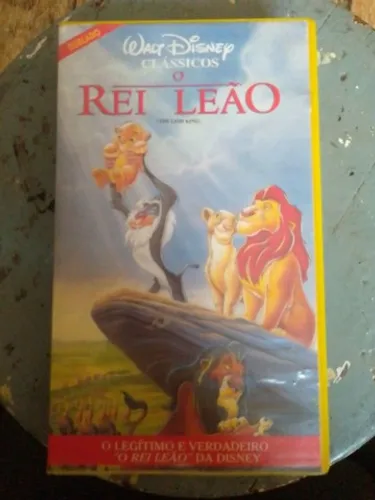 VHS - Walt Disney Clássicos O Rei Leão Dublado