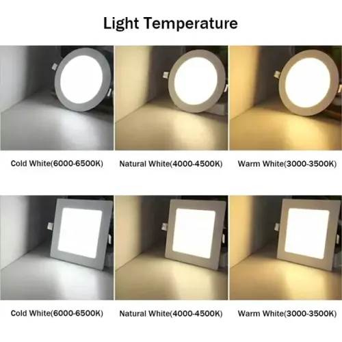 Plafon LED 18w 22cm Quadrado ou Redondo 