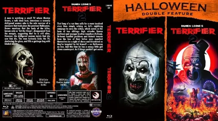 Terrifier 1 e 2 bluray