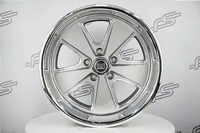 Jogo de rodas U.S Mags Roadster Grafite Jateada Borda Diamantada aro 17 / Tala 8 / Furação