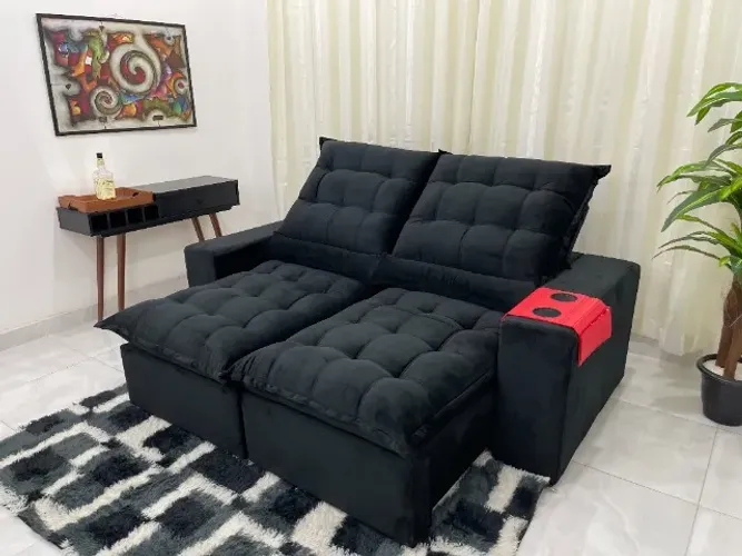 Sofá Retrátil e Reclinável Kauã/Porto Alegre 2.0 - Receba Hoje - Maio219