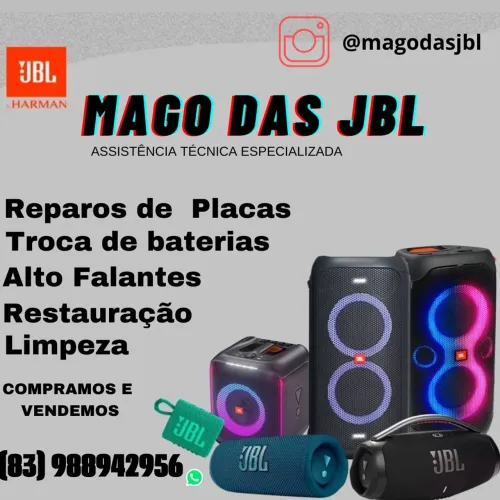 Assistência técnica especializada em jbl