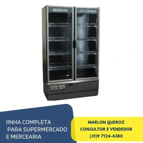 Expositor Refrigerado Polar 2 Portas Novo
