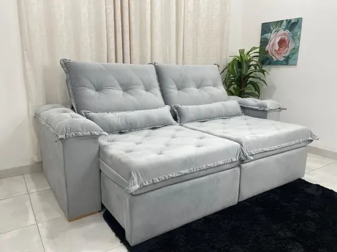 Sofá Retrátil Reclinável Valência 2.50m !! L8228m