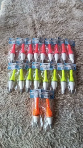 Boia de arremesso para vara de pesca