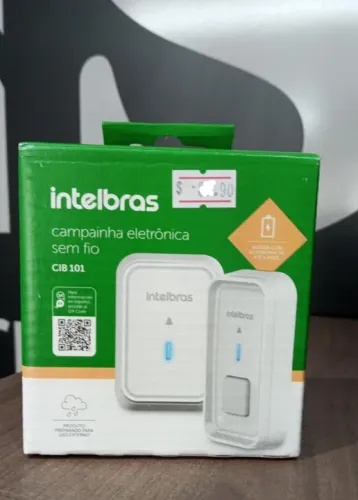 Campainha Eletrônica Sem Fio Intelbras Branca